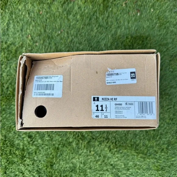 Adidas Nizza Hi RF Red Tie Dye Men’s 11.5 - Picture 14 of 14